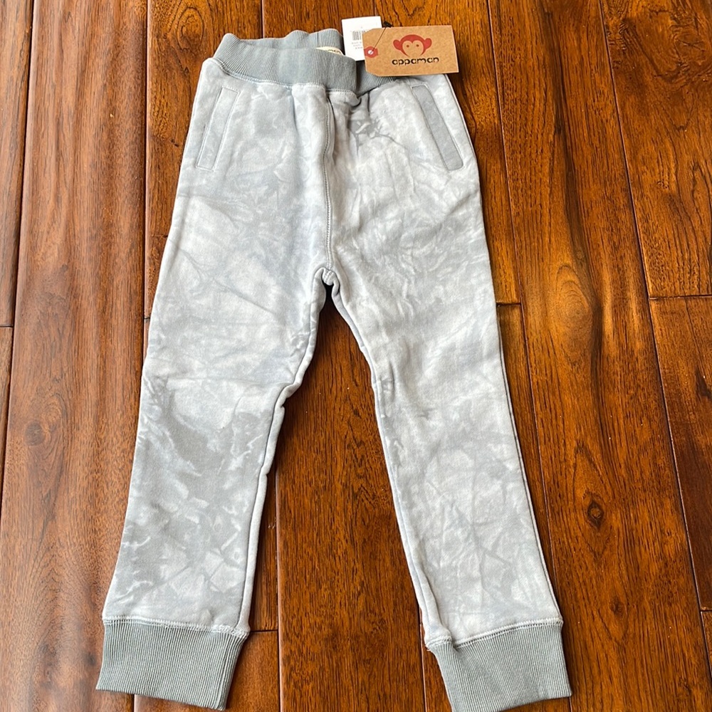 New Appaman Tie-Dye Sweatpants / Joggers - NWT - Light Gray